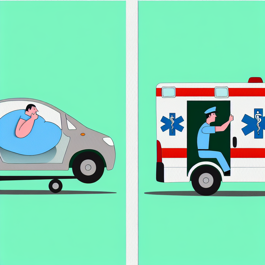 NUOVA NORMATIVA: Vietato il trasporto di persone obese in auto | Meglio chiamare un’ambulanza