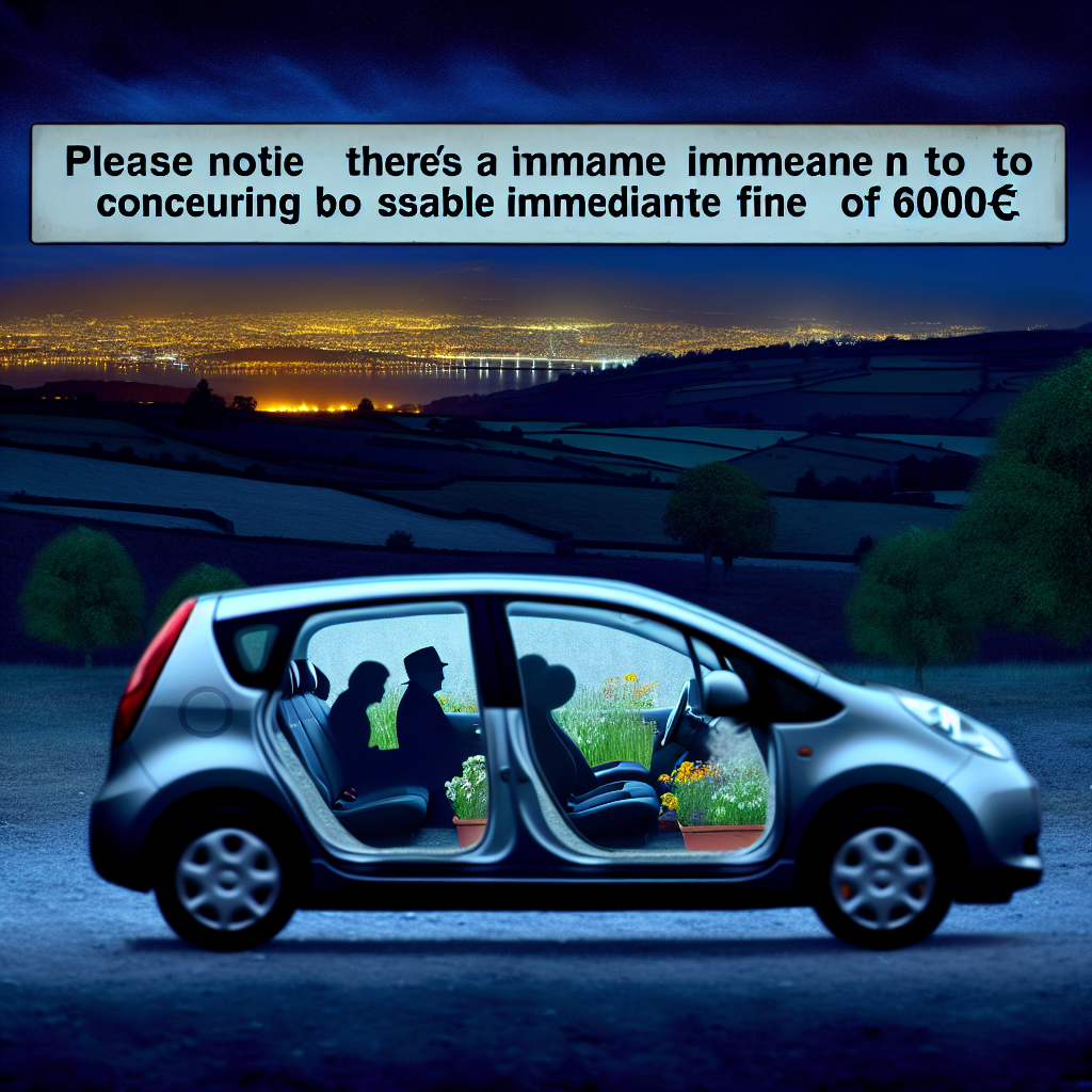 A mezzanotte entra in vigore il divieto: FIORI PROIBITI IN AUTO | Multa immediata di 6000€