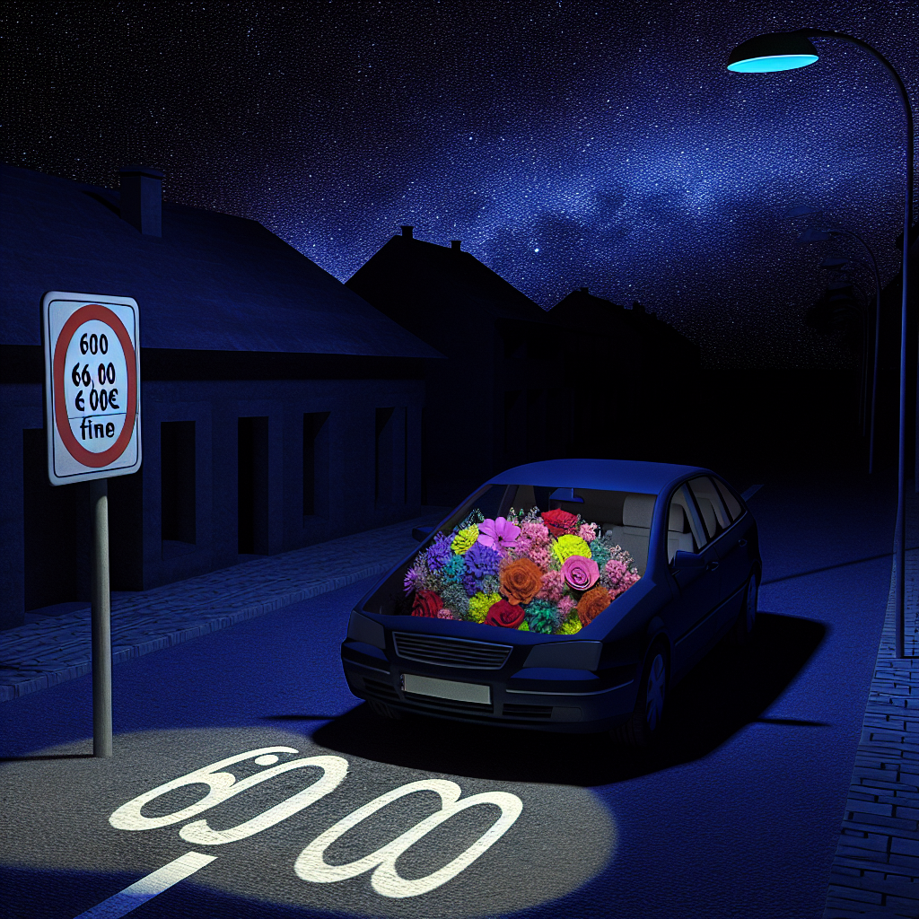 A mezzanotte entra in vigore il divieto: FIORI PROIBITI IN AUTO | Multa immediata di 6000€
