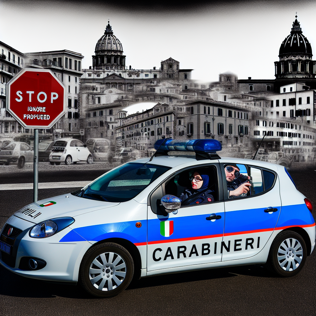 Carabinieri: Questa Volante È Illegale in Italia | Ignora la Paletta e Prosegui
