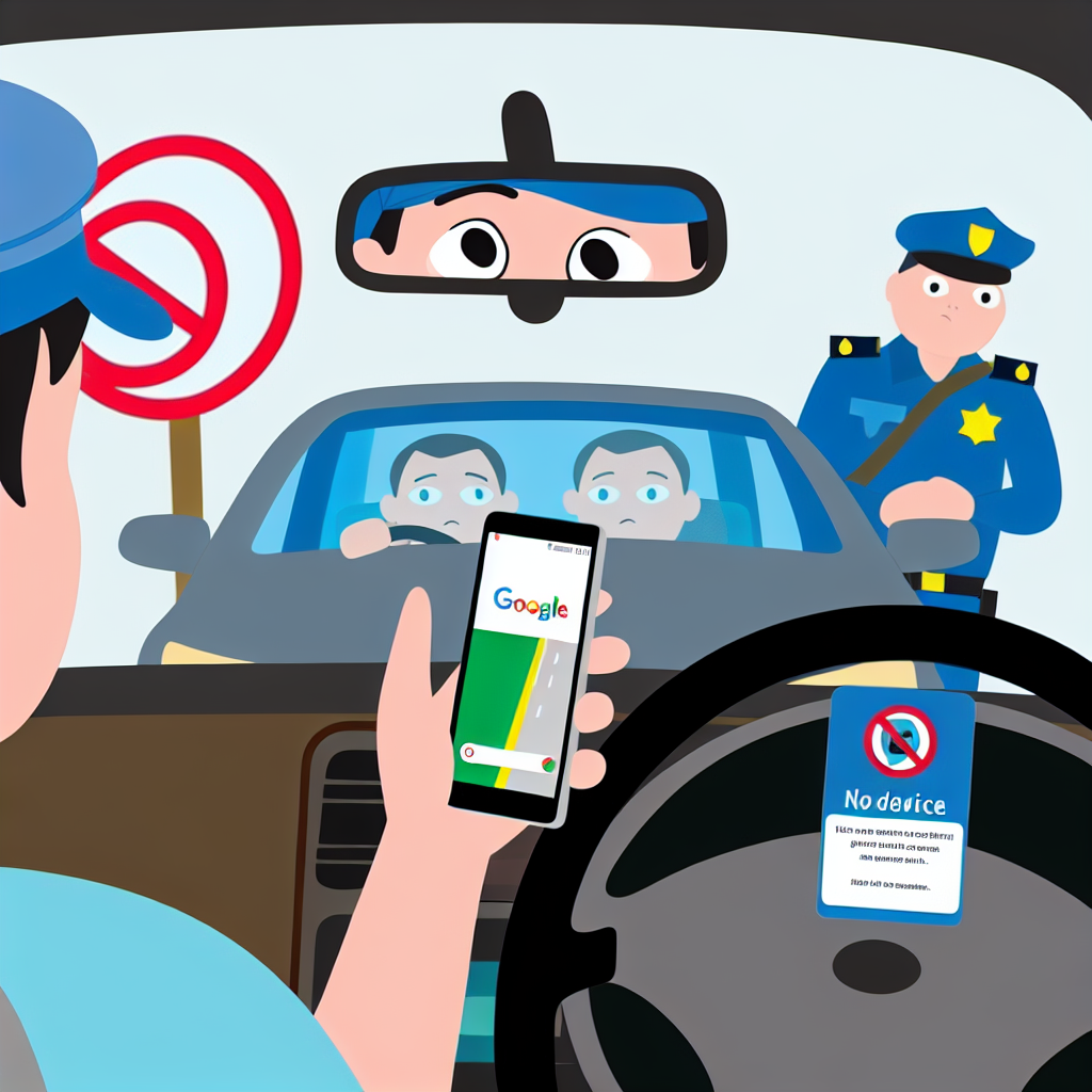 "Solo Google Maps attivo: multa e sequestro del veicolo, ora è vietato anche se appeso al parabrezza."